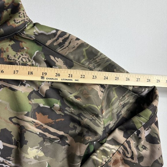 UNDER ARMOUR Tech Sweatshirt‎ Terry Hunt Graphic Funnel Neck Womens Size XL - Picture 10 of 10